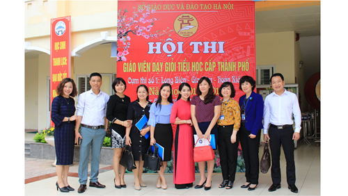 Tiểu học Ái Mộ A với hội thi Giáo viên dạy giỏi cấp Thành phố